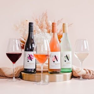 Altina Liberate still wine. Pepperberry Shiraz, Kakadu Plum Rose and Finger Lime Sauvignon Blanc